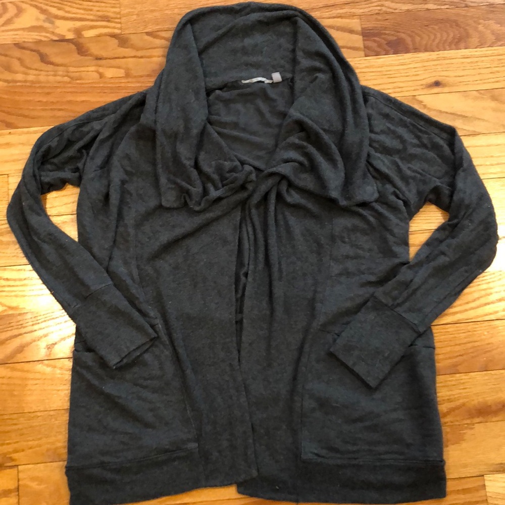 Drapey grey athleta cardigan
